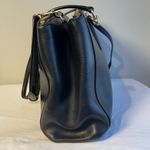 Coach Christie Crossgrain Leather Carryall Shoulder Bag in Black - Preowned Photo 4