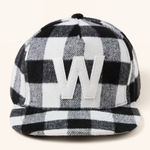 Woolrich Adult nwt Buffalo Check Flat Brim Hat - x Target Black/White Photo 0