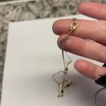 Monet Signed Necklace Gold Tone Black Bead - Beaded 16 1/2 Inch Photo 7