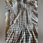 J.Crew Women's Cotton Gingham Sundrine Flannel Shirtdress Long Sleeve Size 2 Photo 7