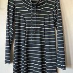 Salaam Striped Cowl Neck Long Sleeve Dress Size XS Photo 0