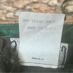 Studio J Vintage Green Crushed Velvet Maxi Dress Spaghetti Strap Slit Gothic XS Photo 4