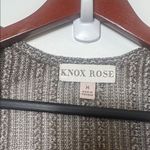 Knox Rose  Textured Gray Cardigan sz M Photo 3