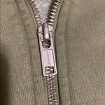 Brandy Melville Green Heavy Duty  Zip-Up Hoodie Photo 2