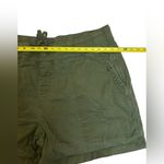Terra & Sky  Olive Shorts with Drawstring and Marble Pocket Buttons - 2X/20W-22W Photo 6