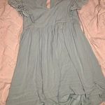 Eyeshadow Teal v-neck dress Photo 0