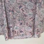 Roz & Ali | Blush Pink Butterfly & Floral Print Layered Sleeveless Top | XL Photo 3