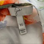 Joie  Kiora Silk Floral Romper with Wide Sleeves Ivory and Peach Size XS Photo 6