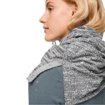 Lululemon  Vinyasa Snap Scarf Wrap Shawl Cardigan Gray Print One Size Photo 2