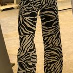 Pretty Little Thing Zebra Flare Pants Photo 0