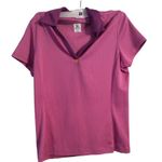 Tail White Label Small S short sleeve V neck womens golf shirt purple Photo 0