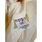 Pistola Sloane oversized buttondown Shirt in Butter yellow size Large f#BTRYL Photo 4