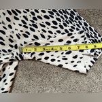 Reformation  Eco Move Animal Print Biker Shorts in Black White Dot Size Small Photo 9