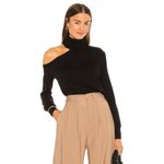L'Agence L’AGENCE Easton One-Shoulder Sweater Black Size M Photo 2