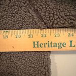 Lands' End Sherpa Fleece Jacket Womens Small Olive Outdoors Winter Outerwear Cozy Photo 6