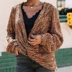 Blu Pepper Textured Knit Sweater Photo 0