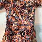 A.L.C. Chandler Floral Spring or Summer Poplin Top Size 4 Blouse Photo 8