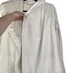 Lululemon  blissed out wrap hooded‎ jacket in white gray cross hood Small 6 Photo 6