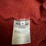 Reformation  Women’s Brick Red Crewneck Sweater and Jogger Set Photo 4
