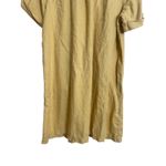 J. Jill Love Linen Yellow Shirt Dress 100% Linen Lagenlook Womans XL Tall Photo 5