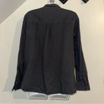 Old Navy dark Gray (?denim) Button Up shirt size medium in women’s Photo 6