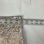Zyia  Active women's size 6 / 8 Stay Gold light n tight white splatter Lulu gym Photo 4