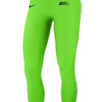 Nike Neon Green Seattle Seahawks Performance Leggings size M Photo 0