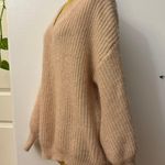 SheIn Essnce Plus Lantern Sleeve Ribbed Knit Sweater Photo 4