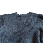 French Connection Black Cardigan Sweater Soft Teddy Fuzzy Size Medium Womens NWT Photo 6