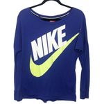 Nike  Logo Long Sleeve Neon Oversized Shirt Photo 0