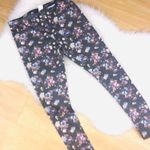 Jessica Simpson  fall and winter gray comfy floral leggings size M Photo 0