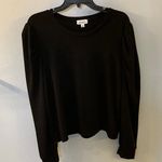 Cest La Vie Black Long Sleeve Women's Top Large Photo 0
