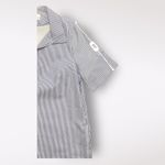 Nicole Miller Blue Pinstripe Embroidered Monkeys Shift Mini Dress Size 10 Photo 8