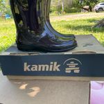 Kamik  Shiny Black Rain Boots Photo 3