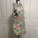 Lilly Pulitzer  Floral Ruffle Sleeve Button Down Blouse Photo 2