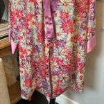 Victoria's Secret Vintage Victoria’s Secret Purple Floral Feminine Romantic Robe Kimono Size M/L Photo 2