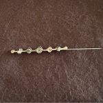 Kenneth Jay Lane Art Deco bar style & multi stone brooches silver & crystals Photo 12