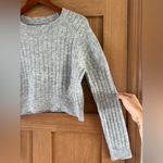 Cotton On Grey Knit Crewneck Pullover Long Sleeve Sweater Women’s size Small Photo 2
