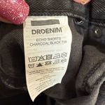 Dr Denim Black Highway Stitch Wide Leg Shorts Size 28 Photo 2