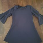Mini dress by beauty moda in size small in navy blue . Shorter style petite Photo 1