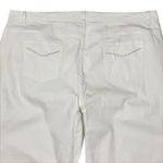 Denim & Co NEW D&Co White Cropped Jeans Embellished Pockets Size 24W Photo 3