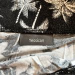 YESSICA black & white palm tree flounce skirt, size S Photo 5
