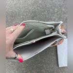 Adhorned Cream Boho Bag With Orange Western Strap and Smaller Bag Inset Vegan Photo 2