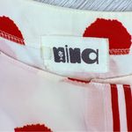 Vintage Nina Donis retro red polka dot swing dress pin up girl long sleeve dress Size M Photo 4