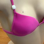 Aguaclara Size Medium Pink Padded Bikini Top. Made in Brazil Photo 1