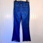 Paige  High Rise Laurel Canyon Flare Medium Wash Denim Jeans Women’s Size 30 Photo 3