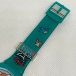 Disney  Bambi Digital vintage Watch plastic green quartz 34mm up to 8.5” running Photo 3