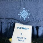 Old Navy  Womens Sleeveless Tank Dress Navy Blue Print Large Photo 1