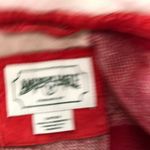 American Eagle  AEO Womens Shirt‎ S Red Check Hooded Full Button Down Long Sleeve Photo 6