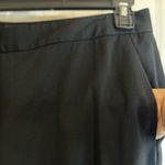 346 Brooks Brothers stretch Women's Elegant Black Wide Leg Trouser.98%wool Size 12 Photo 6